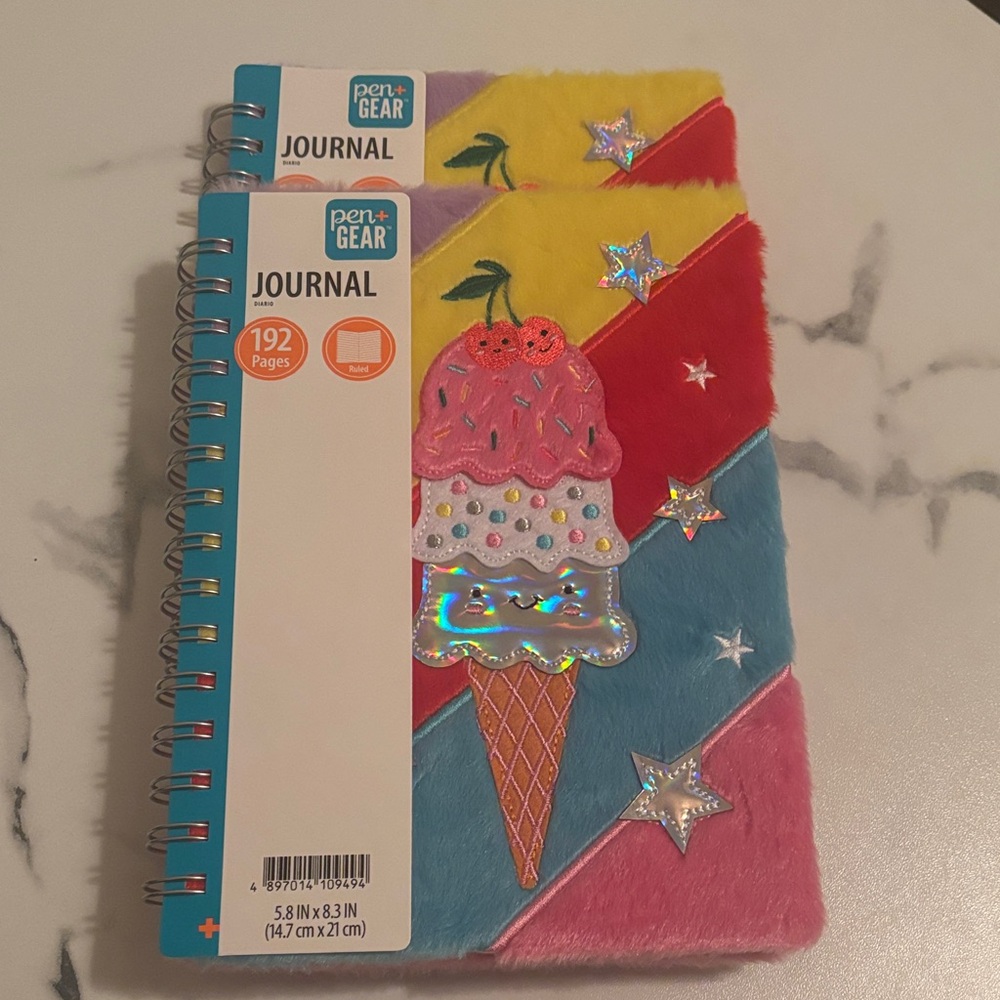Colorful Ice Cream Cone Journal by Pen+Gear